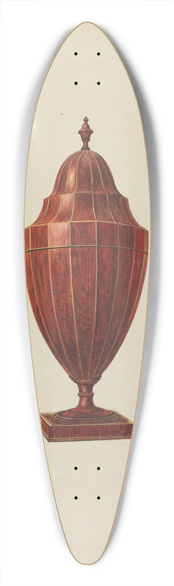 Harry Eisman - Knife and Spoon Box 39.3 inch art pintail longboard deck
