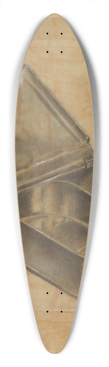 Harry Goodman - Pewter Box with Two Compartments 39.3 inch art pintail longboard deck