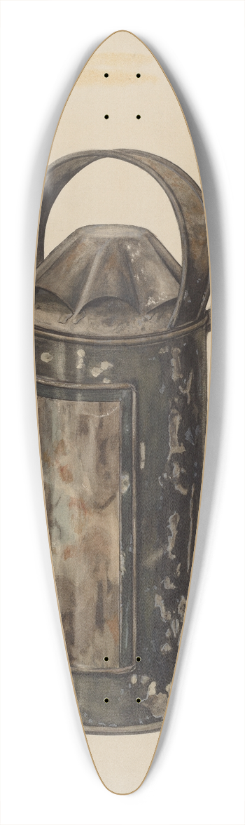 Harry Grossen - Lantern 39.3 inch art pintail longboard deck