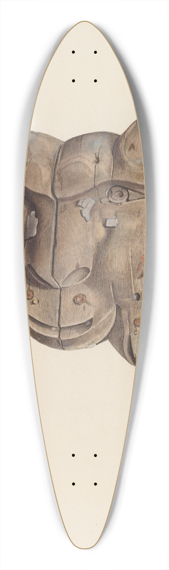 Harry King - Bobcat 39.3 inch art pintail longboard deck