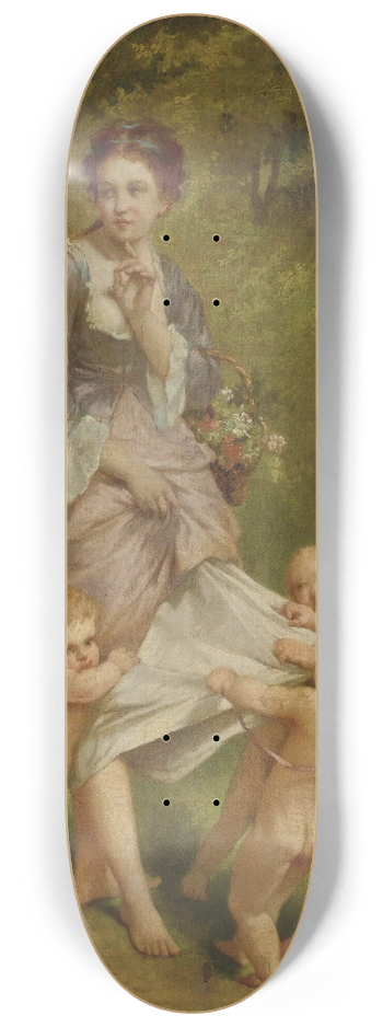 Charles Chaplin - Venus With Putti 8.25 inch art skate deck