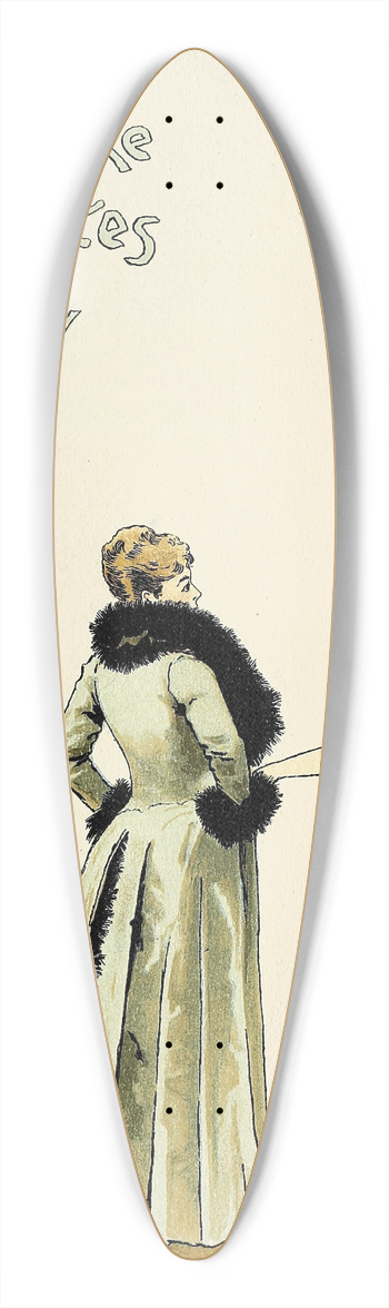 Harry Whitney McVickar - Matrimonial advice pl14 39.3 inch art pintail longboard deck
