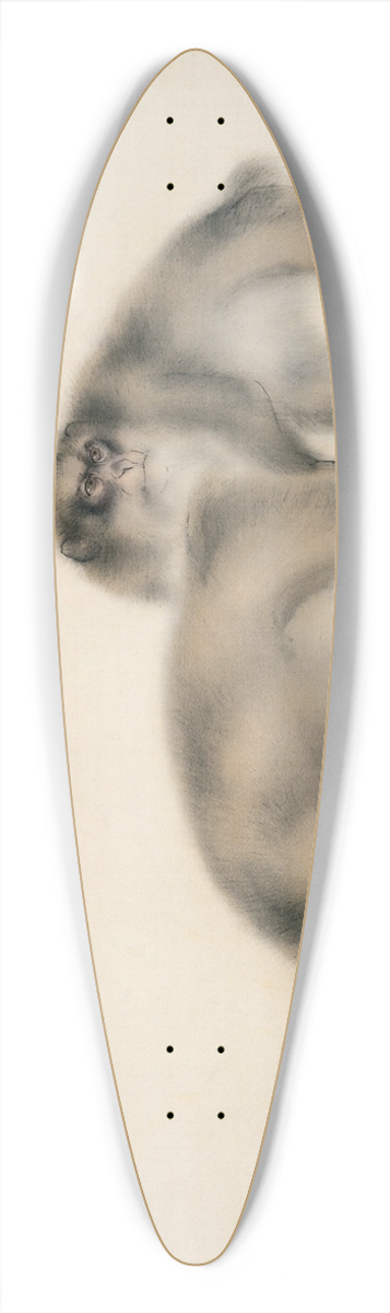 Hashimoto Kansetsu - Morning after Rain 39.3 inch art pintail longboard deck
