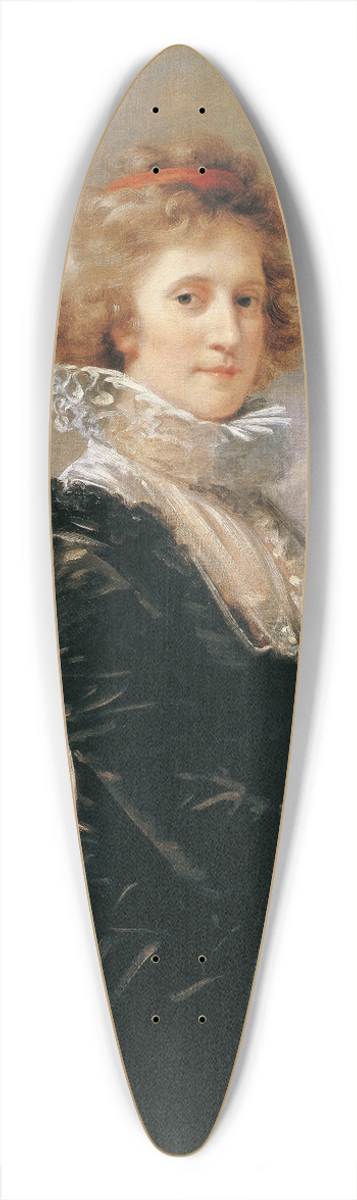 Heinrich Friedrich Fger - The actress Josefa Hortensia Fger, the artists wife 39.3 inch art pintail longboard deck