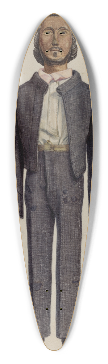 Helen Bronson - Doll 39.3 inch art pintail longboard deck