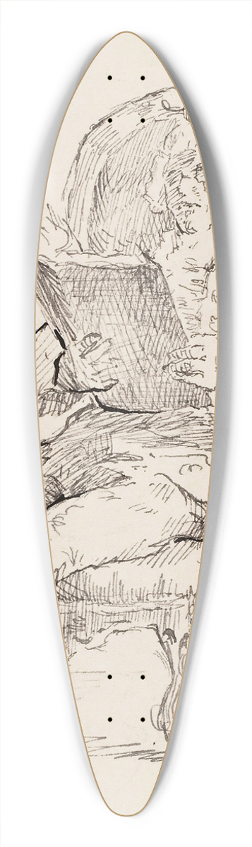 Helene Schjerfbeck - Lukeva mies, Mariano Fortunyn mukaan 39.3 inch art pintail longboard deck