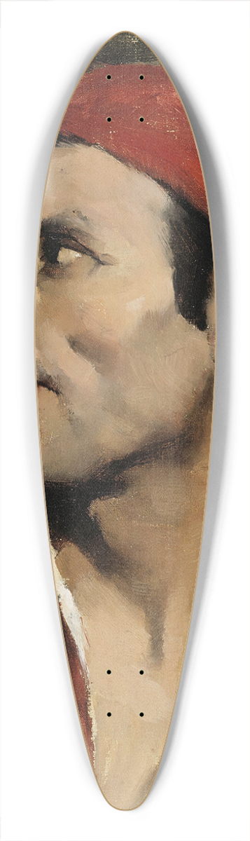 Helene Schjerfbeck - Spaniard 39.3 inch art pintail longboard deck
