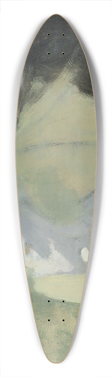 Helene Schjerfbeck - The Old Brewery (Composition) 39.3 inch art pintail longboard deck