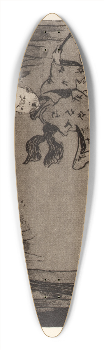 Helen Hyde - Goblin Lanterns 39.3 inch art pintail longboard deck