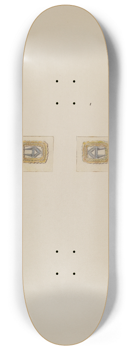 Charles Criswell - Gentlemans Stock Buckles 8.25 inch art skate deck