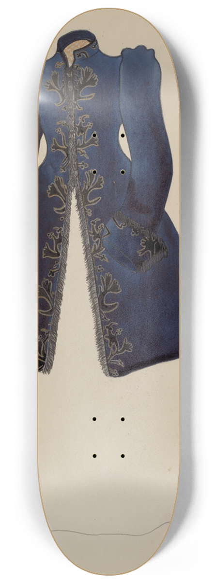 Charles Criswell - Ladys Coat 8.25 inch art skate deck