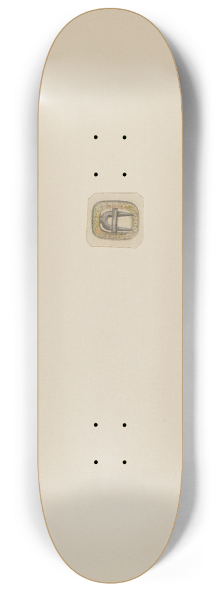 Charles Criswell - Mans Stock Buckle 8.25 inch art skate deck