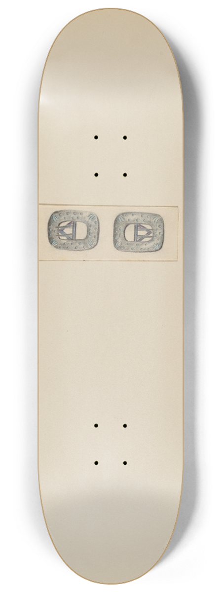 Charles Criswell - Mens Stock Buckles 8.25 inch art skate deck