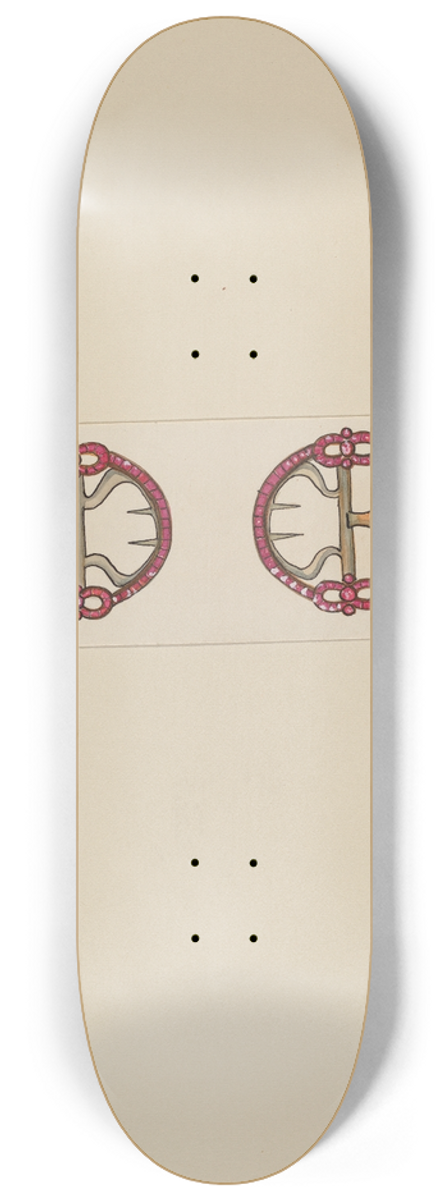 Charles Criswell - Womans Buckle 8.25 inch art skate deck