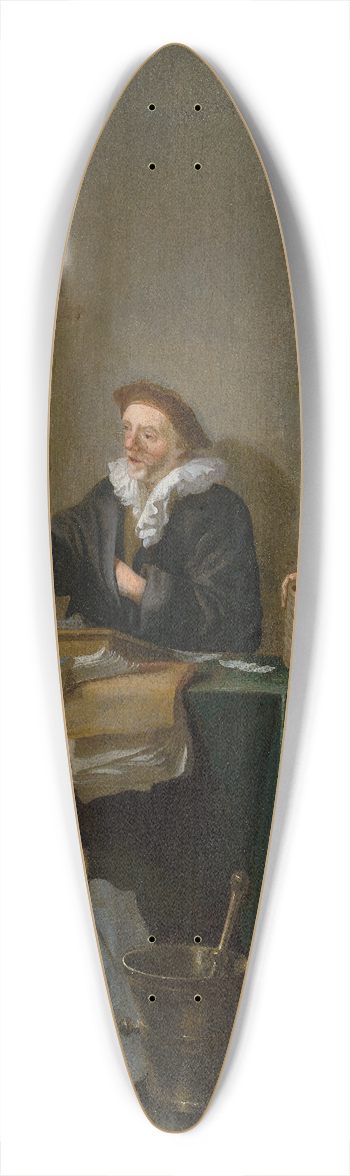 Hendrick Heerschop - Visit to the Doctor 39.3 inch art pintail longboard deck