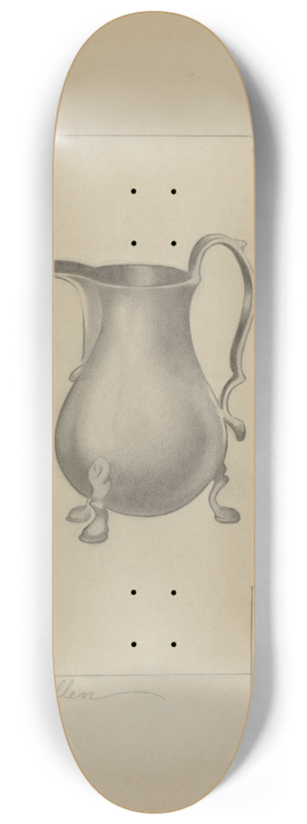 Charles Cullen - Pewter Creamer 8.25 inch art skate deck