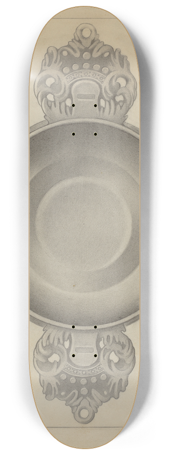 Charles Cullen - Pewter Porringer 8.25 inch art skate deck