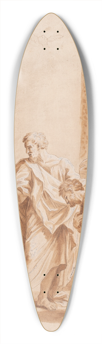 Hendrik Krock - S. Peter dber Centurion Cornelius. (Apostelhist. 1047-48) 39.3 inch art pintail longboard deck