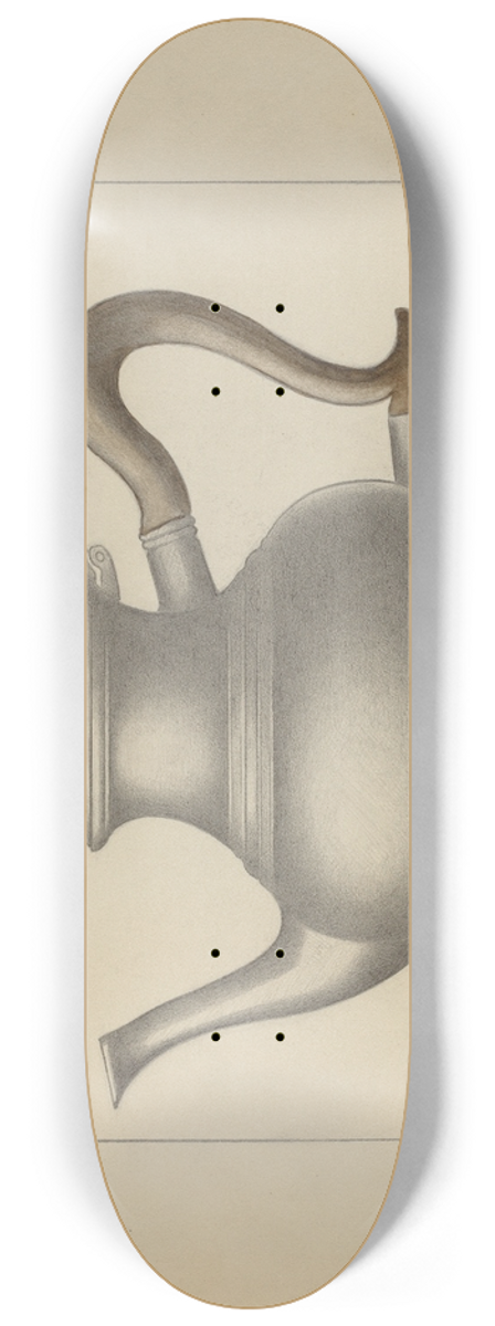 Charles Cullen - Pewter Teapot 8.25 inch art skate deck