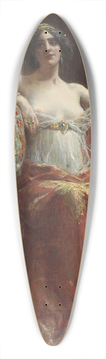 Henri Adrien Tanoux - The Sultans Favourite 39.3 inch art pintail longboard deck
