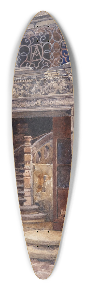 Henri Berthaut - Porte de lescalier principal dune maison sise 27 rue du Jour 39.3 inch art pintail longboard deck
