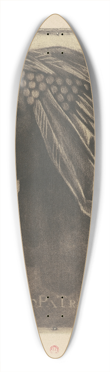 Henri-Charles Gurard - Cleopatra 39.3 inch art pintail longboard deck