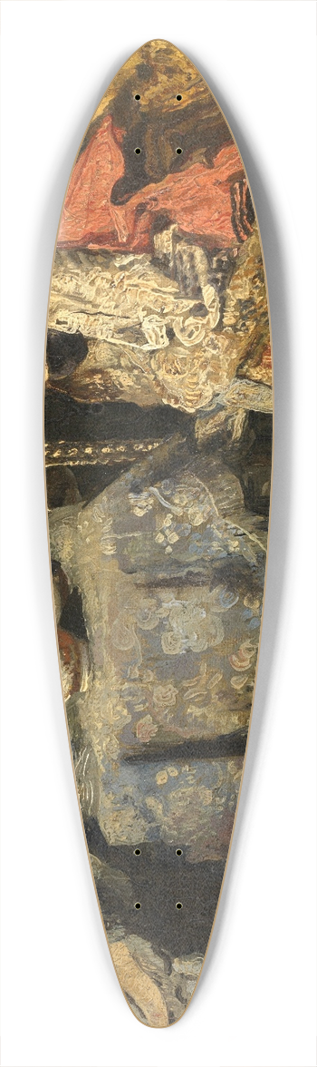 Henri de Braekeleer - Still Life Requisites 39.3 inch art pintail longboard deck