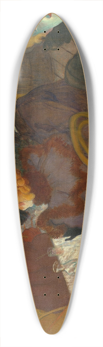Henri de Toulouse-Lautrec - At the Moulin Rouge 39.3 inch art pintail longboard deck