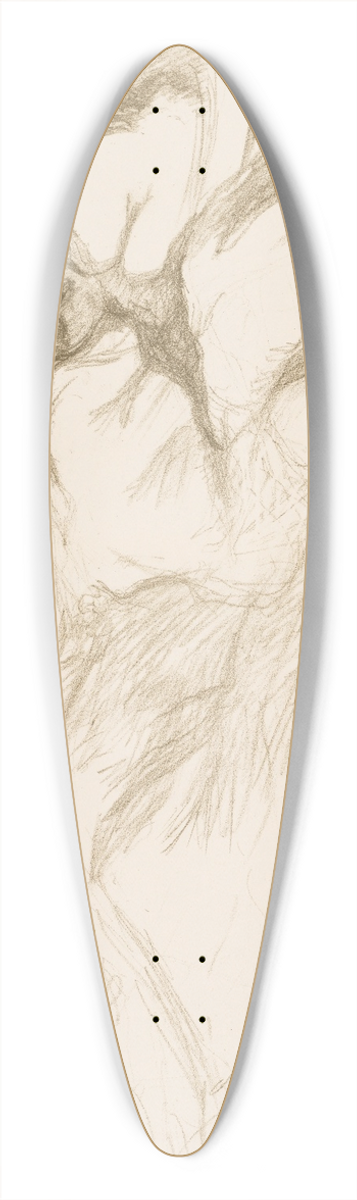Henri de Toulouse-Lautrec - Elles: Woman Sleeping 39.3 inch art pintail longboard deck