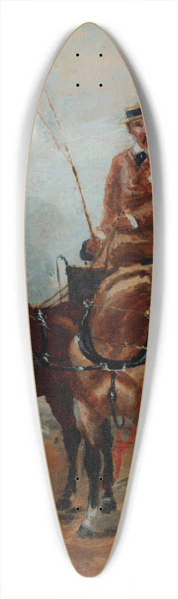 Henri de Toulouse-Lautrec - Monsieur 39.3 inch art pintail longboard deck