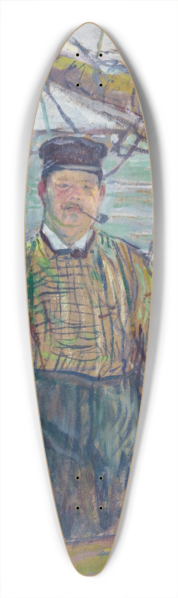 Henri de Toulouse-Lautrec - Monsieur Emile Davoust 39.3 inch art pintail longboard deck