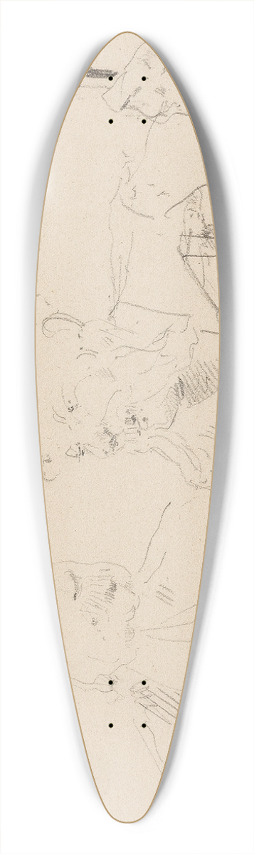 Henri de Toulouse-Lautrec -  table 39.3 inch art pintail longboard deck