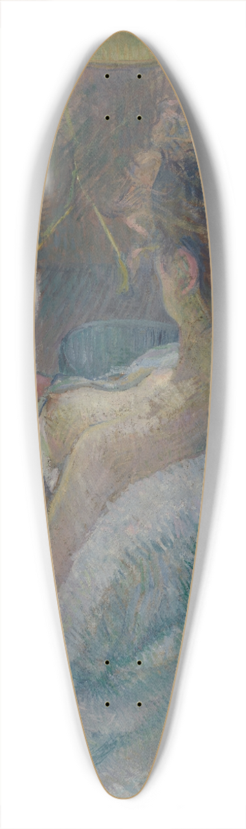 Henri de Toulouse-Lautrec - The Model Resting 39.3 inch art pintail longboard deck