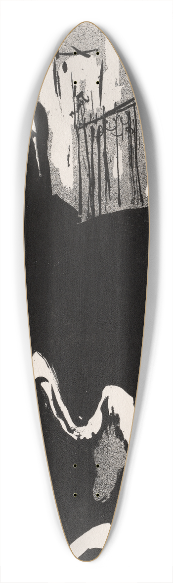 Henri de Toulouse-Lautrec - Ultime Ballade 39.3 inch art pintail longboard deck