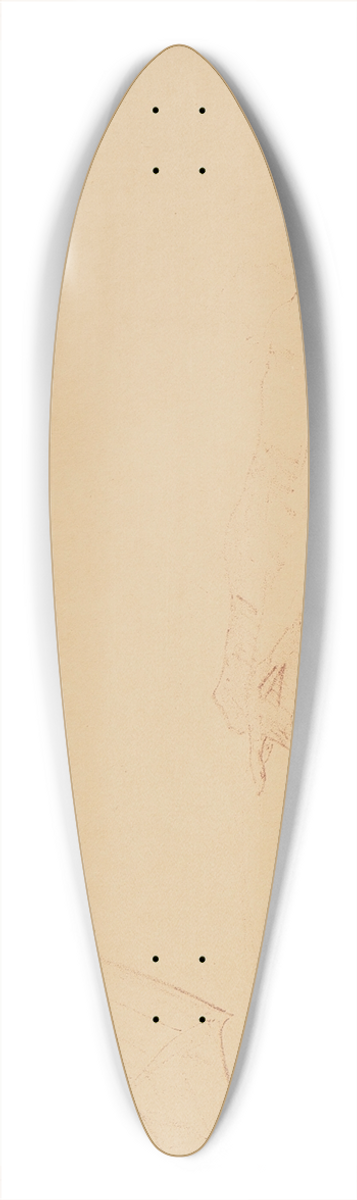 Henri de Toulouse-Lautrec - Yvette Guilbert pl 7 39.3 inch art pintail longboard deck
