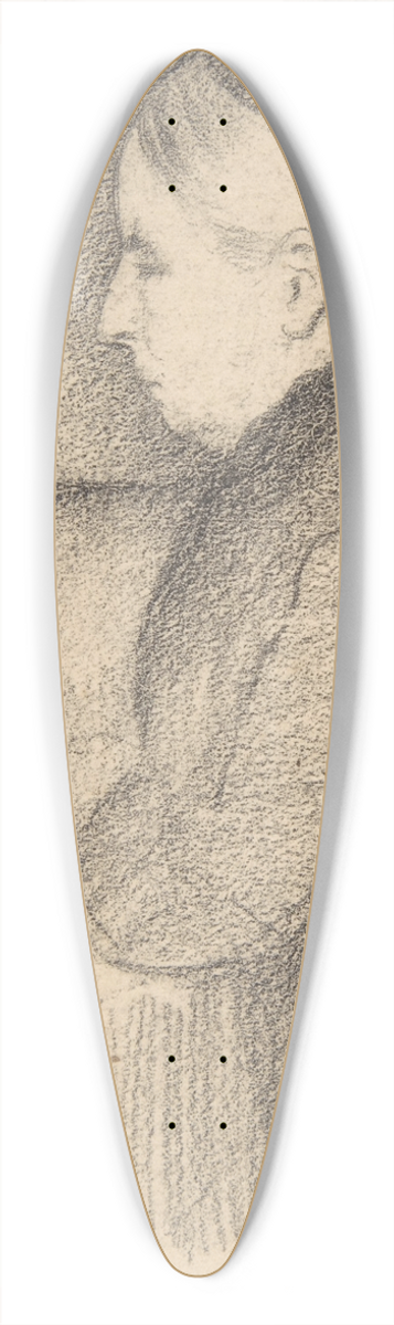 Henri-Edmond Cross - Portrait of the Artists Mother 39.3 inch art pintail longboard deck