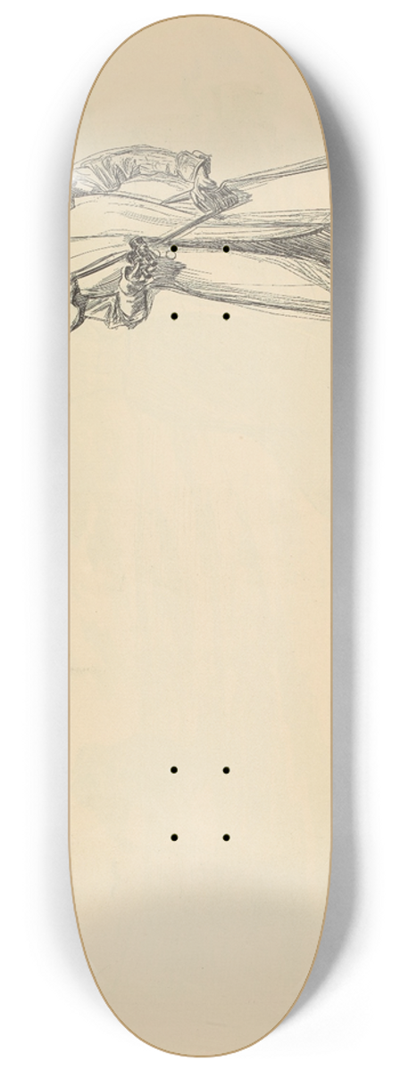 Charles Dana Gibson - Americans 8.25 inch art skate deck