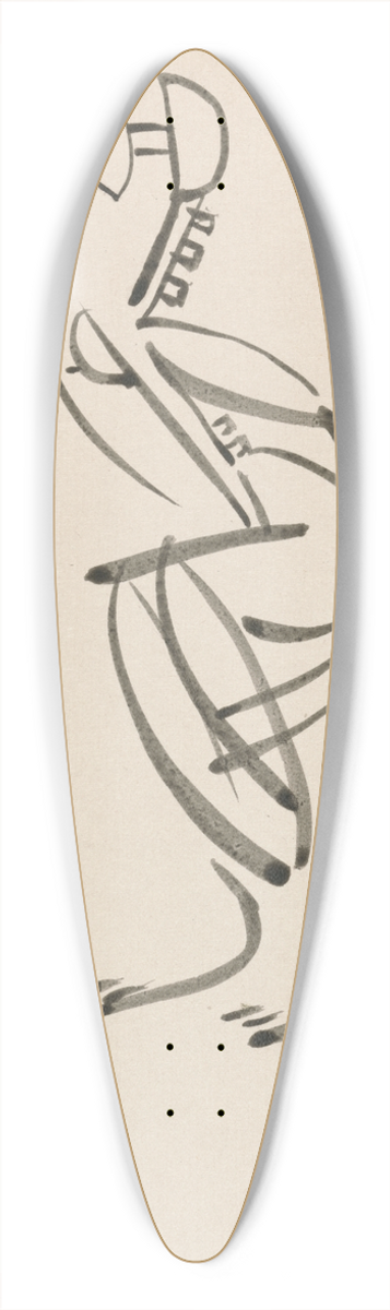 Henri Gaudier-Brzeska - Three Figure Studies 39.3 inch art pintail longboard deck