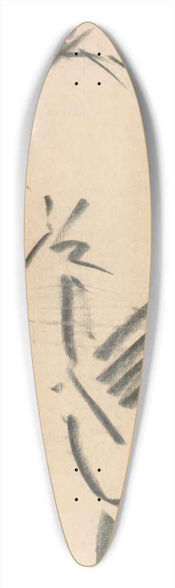 Henri Gaudier-Brzeska - Three-quarter View of a Lioness 39.3 inch art pintail longboard deck