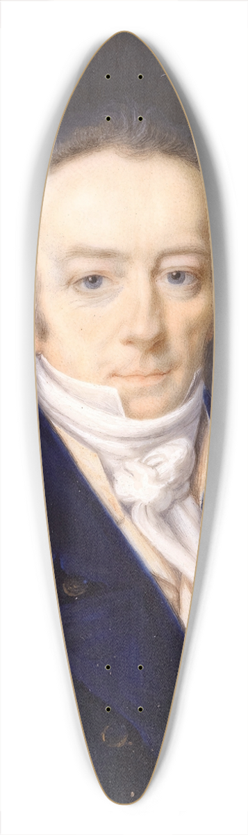 Henri-Joseph Johns - James Smithson 39.3 inch art pintail longboard deck