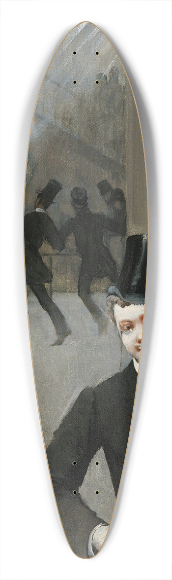 Henri-Jules-Jean Geoffroy - Studentfarandole 39.3 inch art pintail longboard deck