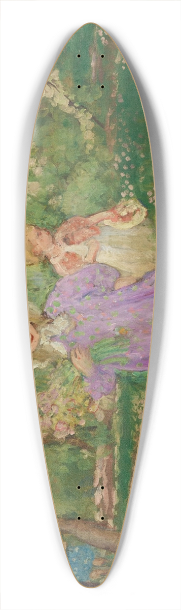 Henri Lebasque - Enfants dans un verger fleuri 39.3 inch art pintail longboard deck