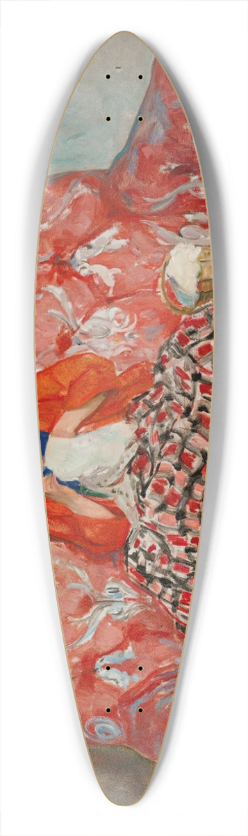 Henri Lebasque - Jeune Fille Cousant Sur Un Canap 39.3 inch art pintail longboard deck