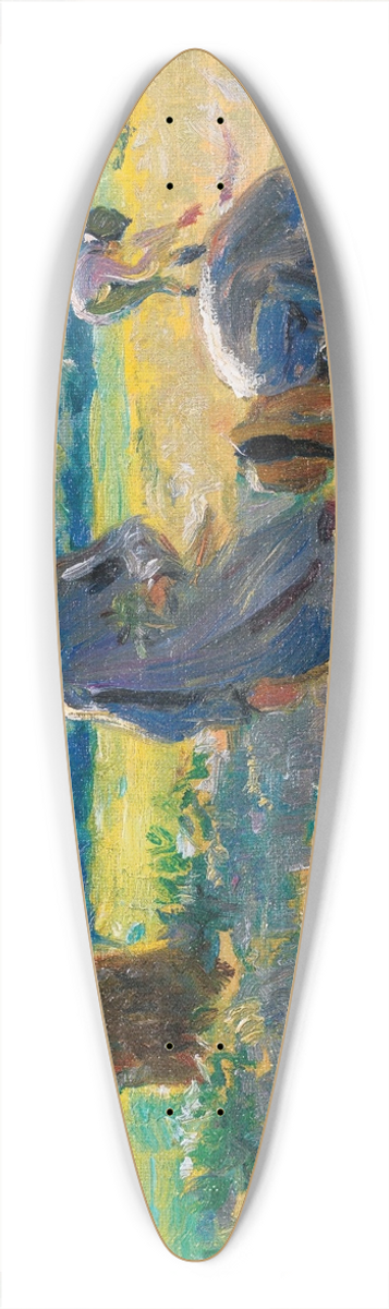 Henri Lebasque - La Cueillette Des Fleurs 39.3 inch art pintail longboard deck