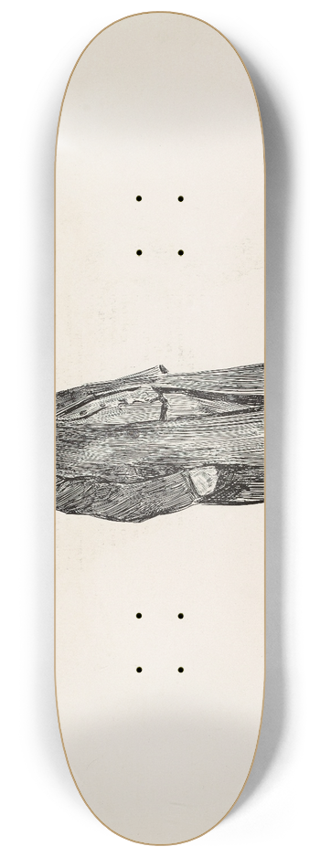 Charles Dana Gibson - A Park Orator 8.25 inch art skate deck
