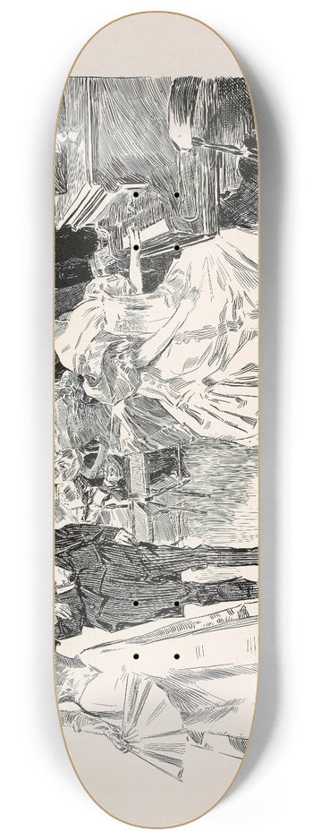 Charles Dana Gibson - A professional evening 8.25 inch art skate deck