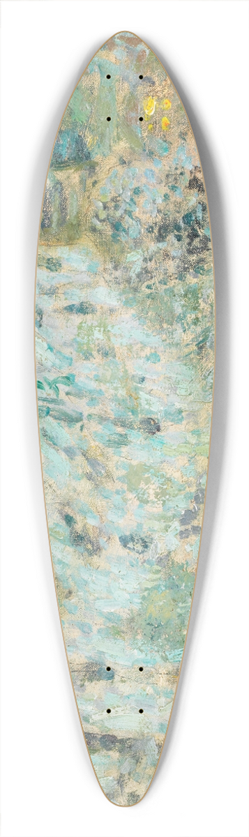 Henri Le Sidaner - Escalier dans le jardin  sans la neige  Gerberoy 39.3 inch art pintail longboard deck