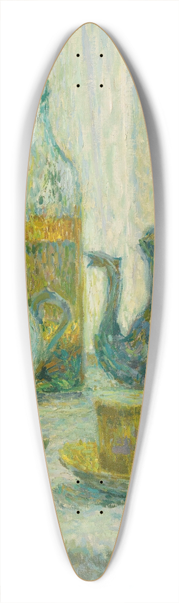 Henri Le Sidaner - Nature Morte 39.3 inch art pintail longboard deck