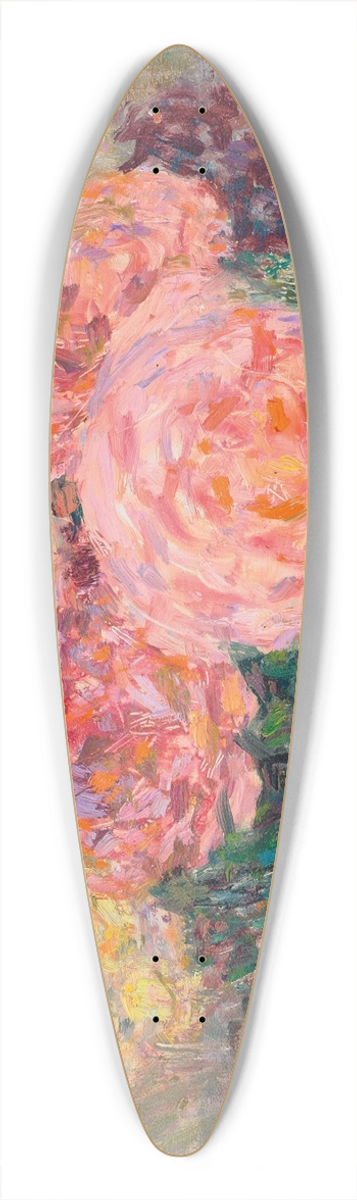 Henri Le Sidaner - Roses 39.3 inch art pintail longboard deck