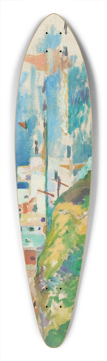 Henri Manguin - Vue Sur La Ponche, Saint-Tropez 39.3 inch art pintail longboard deck